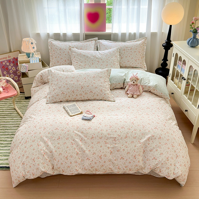 91家纺网 家纺一手货源 找家纺 拾物记 2025新款A类12868全棉纯棉单被套被套单件-提供买家秀和质检报告 幽兰时光-米