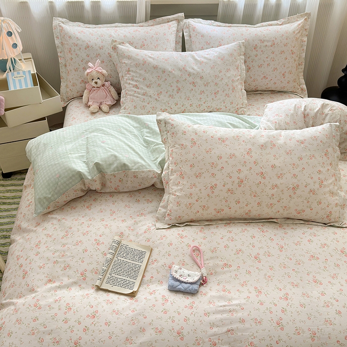 91家纺网 家纺一手货源 找家纺 拾物记 2025新款A类12868全棉纯棉单被套被套单件-提供买家秀和质检报告 幽兰时光-米