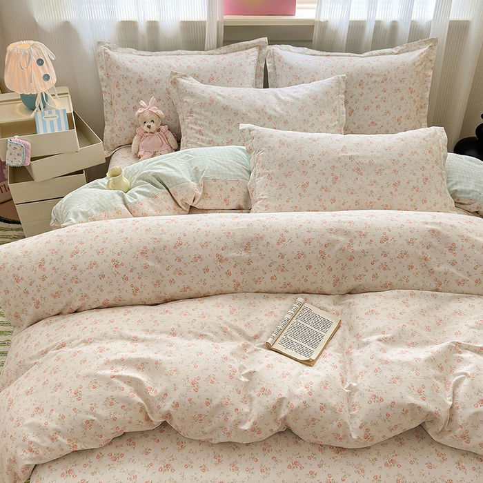 91家纺网 家纺一手货源 找家纺 拾物记 2025新款A类12868全棉纯棉单被套被套单件-提供买家秀和质检报告 幽兰时光-米