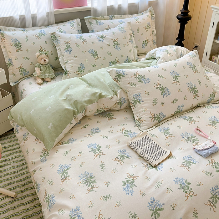 91家纺网 家纺一手货源 找家纺 拾物记 2025新款A类12868全棉纯棉单被套被套单件-提供买家秀和质检报告 余香