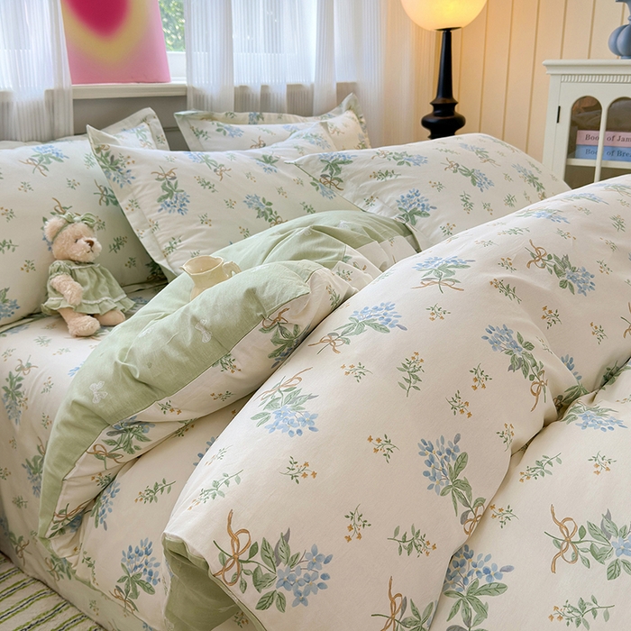 91家纺网 家纺一手货源 找家纺 拾物记 2025新款A类12868全棉纯棉单被套被套单件-提供买家秀和质检报告 余香