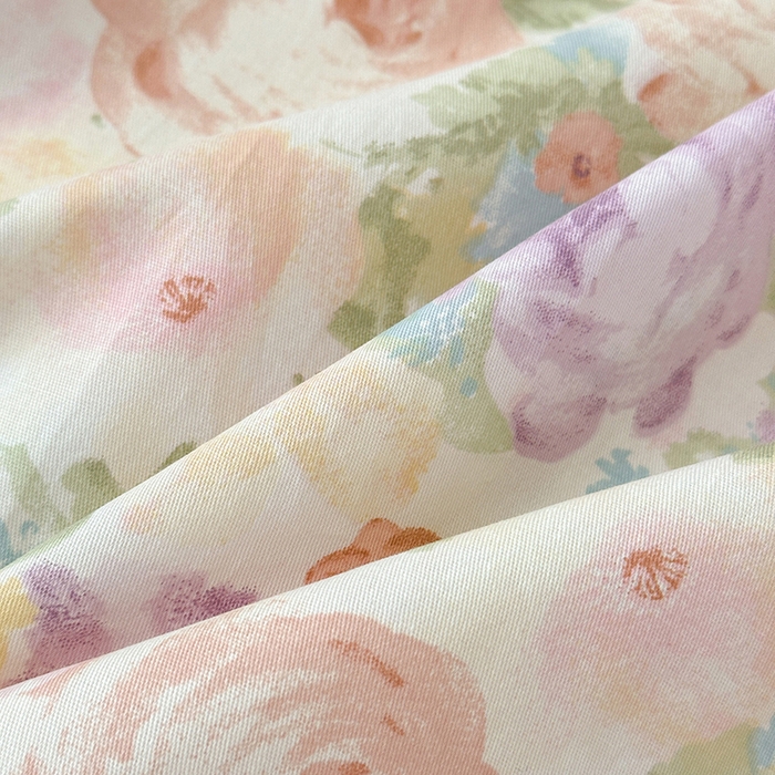 91家纺网 家纺一手货源 找家纺 拾物记 2025新款A类12868全棉纯棉单被套被套单件-提供买家秀和质检报告 悦下花影