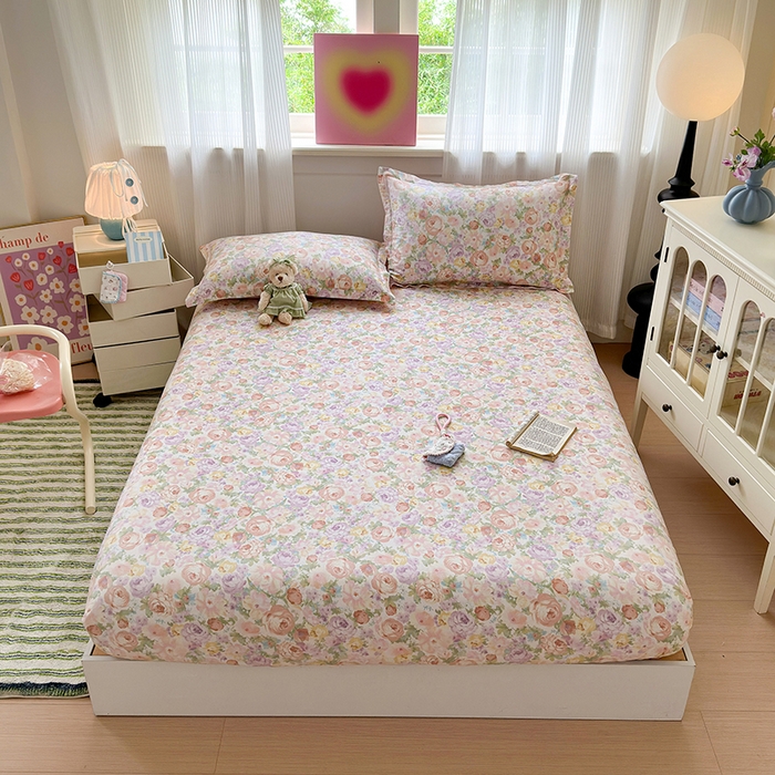 91家纺网 家纺一手货源 找家纺 （总）拾物记 2025新款A类12868新疆全棉纯棉单床笠床笠单件-提供买家秀和质检报告