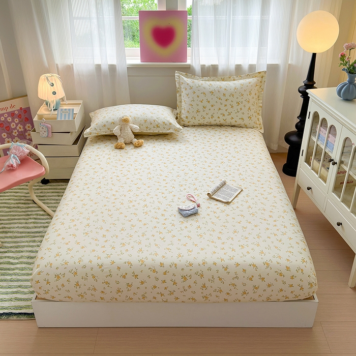 91家纺网 家纺一手货源 找家纺 （总）拾物记 2025新款A类12868新疆全棉纯棉单床笠床笠单件-提供买家秀和质检报告