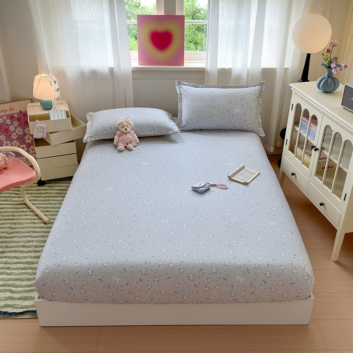 91家纺网 家纺一手货源 找家纺 （总）拾物记 2025新款A类12868新疆全棉纯棉单床笠床笠单件-提供买家秀和质检报告