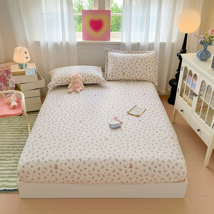 91家纺网 家纺一手货源 找家纺 （总）拾物记 2025新款A类12868新疆全棉纯棉单床笠床笠单件-提供买家秀和质检报告