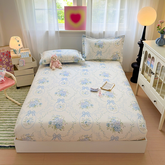 91家纺网 家纺一手货源 找家纺 （总）拾物记 2025新款A类12868新疆全棉纯棉单床笠床笠单件-提供买家秀和质检报告