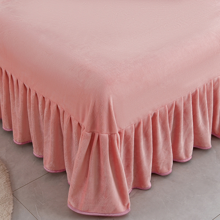 91家纺网 家纺一手货源 找家纺 曼尼家纺 2025新款7斤高克重牛奶绒四件套 福禄