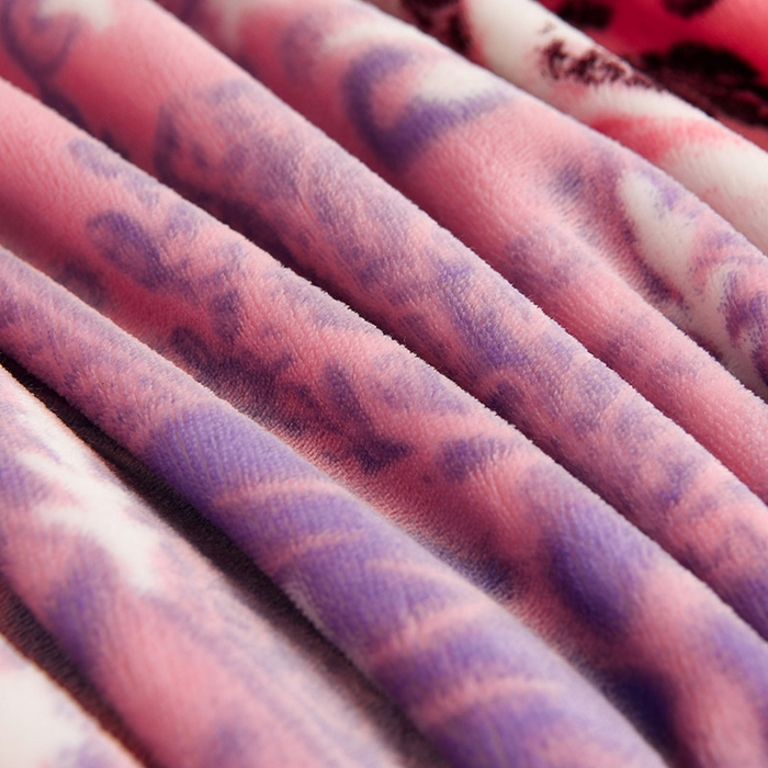 91家纺网 家纺一手货源 找家纺 曼尼家纺 2025新款7斤高克重牛奶绒四件套 豆蔻