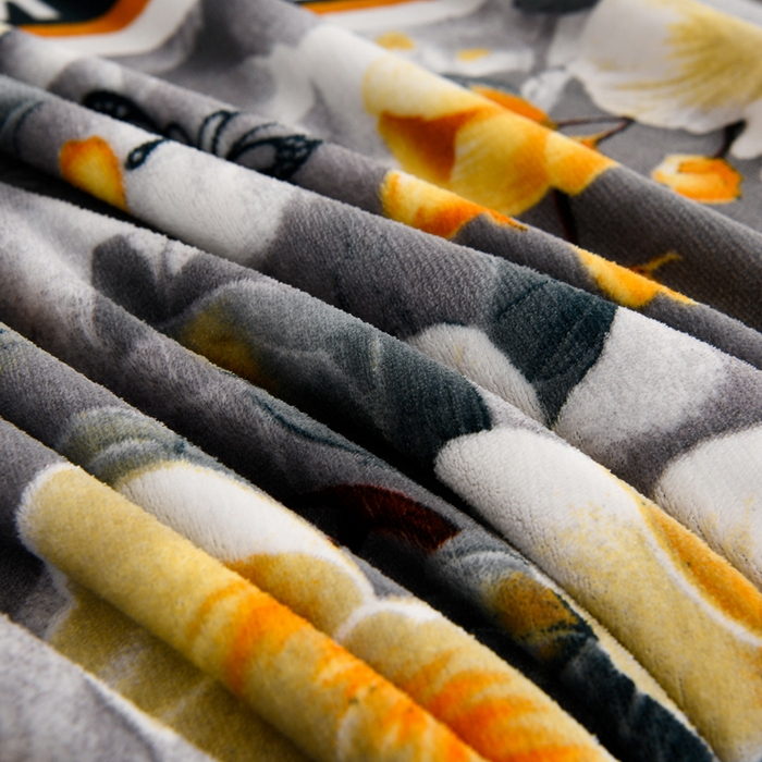 91家纺网 家纺一手货源 找家纺 曼尼家纺 2025新款7斤高克重牛奶绒四件套 花满庭