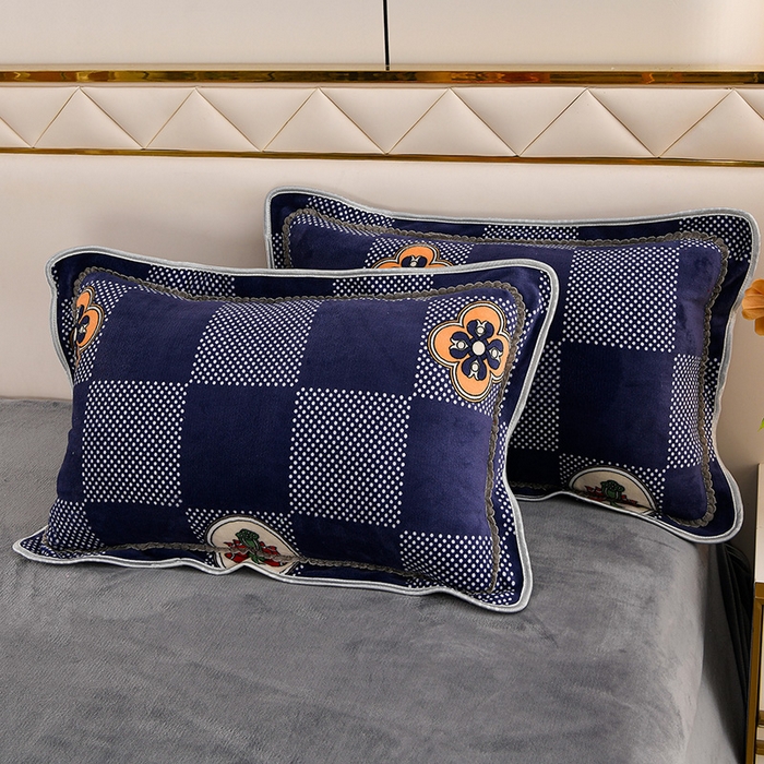 91家纺网 家纺一手货源 找家纺 曼尼家纺 2025新款7斤高克重牛奶绒四件套 多宝阁