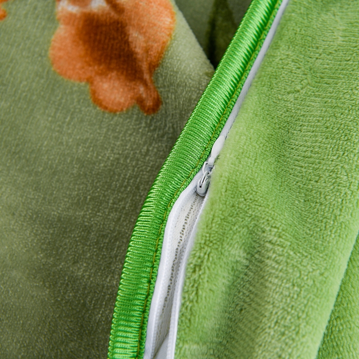 91家纺网 家纺一手货源 找家纺 曼尼家纺 2025新款7斤高克重牛奶绒四件套 花样情怀