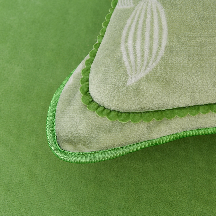 91家纺网 家纺一手货源 找家纺 曼尼家纺 2025新款7斤高克重牛奶绒四件套 花样情怀