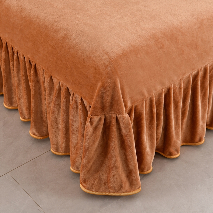 91家纺网 家纺一手货源 找家纺 曼尼家纺 2025新款7斤高克重牛奶绒四件套 年年有鱼