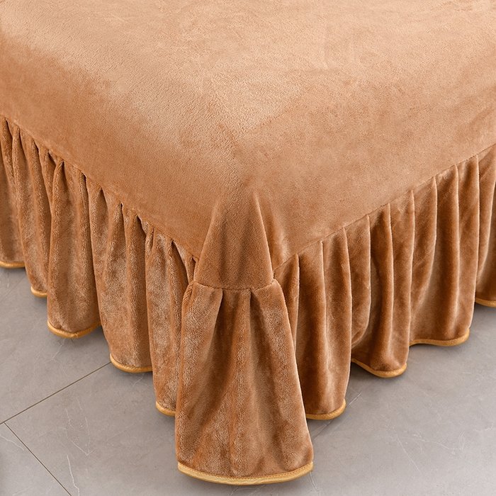 91家纺网 家纺一手货源 找家纺 曼尼家纺 2025新款7斤高克重牛奶绒四件套 花开富贵