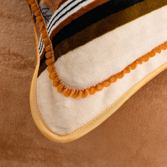 91家纺网 家纺一手货源 找家纺 曼尼家纺 2025新款7斤高克重牛奶绒四件套 花开富贵