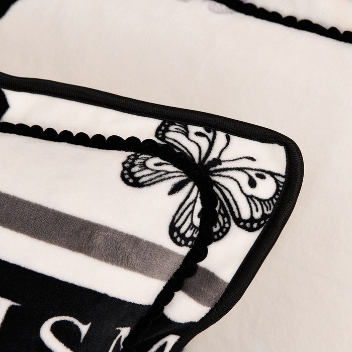 91家纺网 家纺一手货源 找家纺 曼尼家纺 2025新款7斤高克重牛奶绒四件套 幻蝶