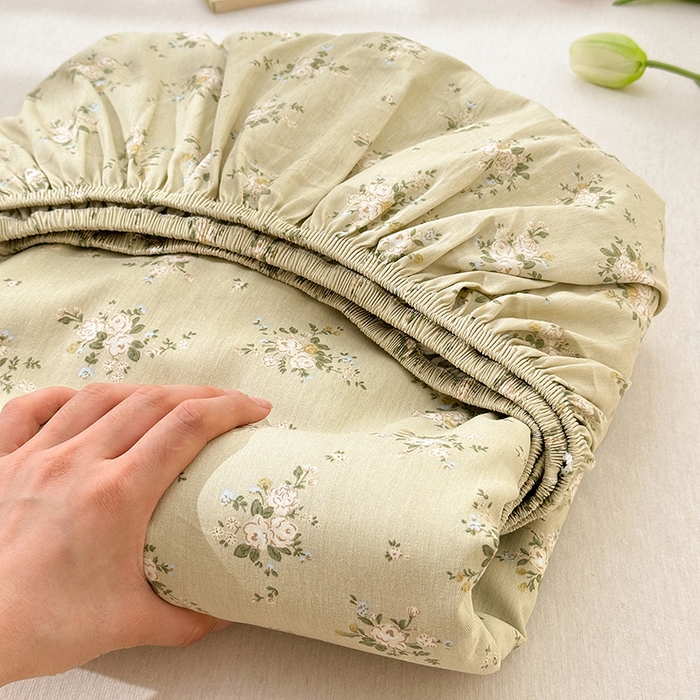 91家纺网 家纺一手货源 找家纺 拾物记 2025新款A类12868全棉纯棉单床笠床笠单件-提供买家秀和质检报告 恋青柠