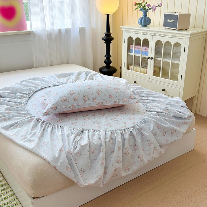 91家纺网 家纺一手货源 找家纺 拾物记 2025新款A类12868全棉纯棉单床笠床笠单件-提供买家秀和质检报告 泠羽花园