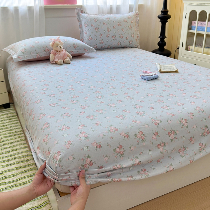 91家纺网 家纺一手货源 找家纺 拾物记 2025新款A类12868全棉纯棉单床笠床笠单件-提供买家秀和质检报告 泠羽花园