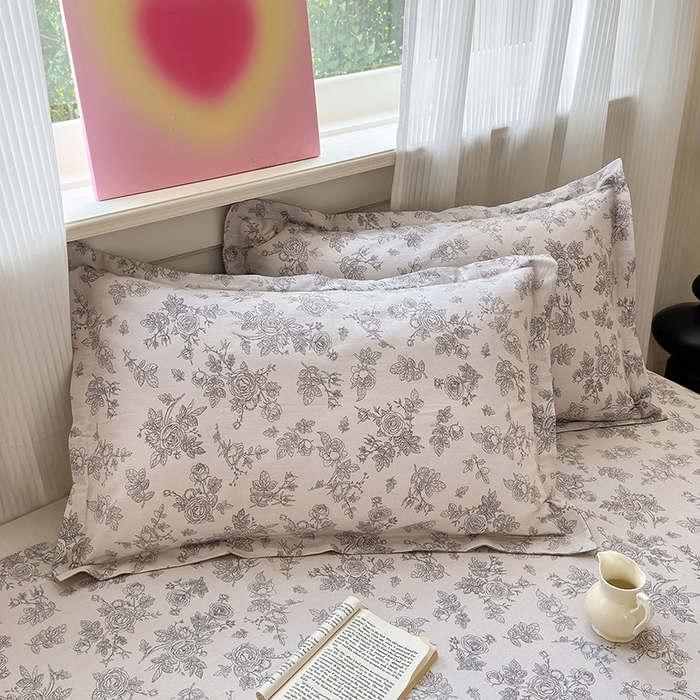 91家纺网 家纺一手货源 找家纺 拾物记 2025新款A类12868全棉纯棉单床笠床笠单件-提供买家秀和质检报告 摩菲