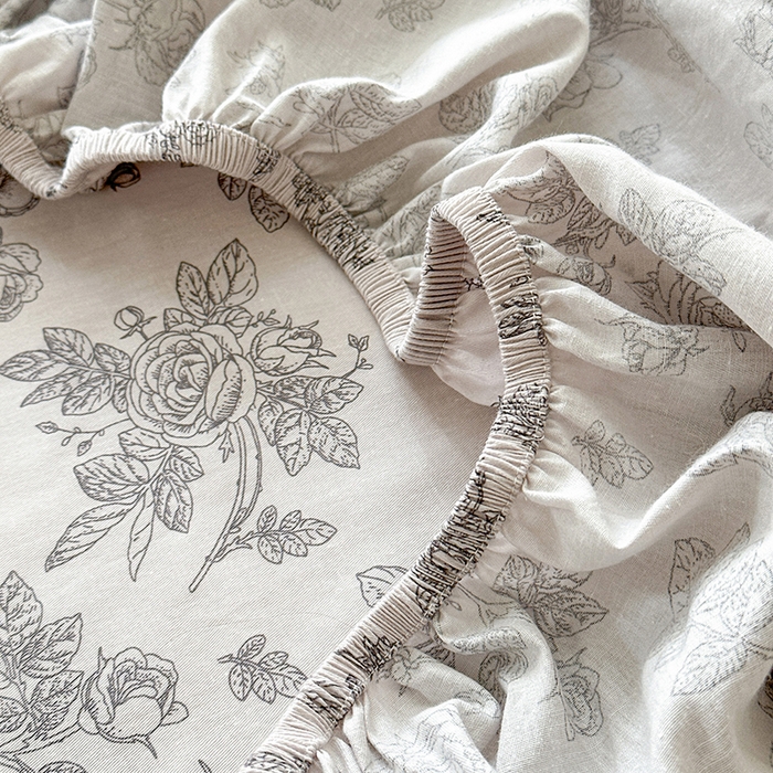 91家纺网 家纺一手货源 找家纺 拾物记 2025新款A类12868全棉纯棉单床笠床笠单件-提供买家秀和质检报告 摩菲