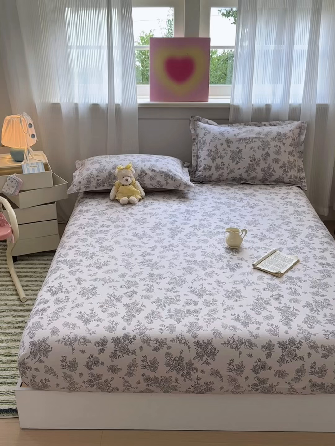 91家纺网 家纺一手货源 找家纺 拾物记 2025新款A类12868全棉纯棉单床笠床笠单件-提供买家秀和质检报告 摩菲