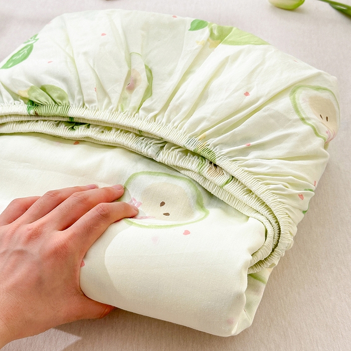 91家纺网 家纺一手货源 找家纺 拾物记 2025新款A类12868全棉纯棉单床笠床笠单件-提供买家秀和质检报告 苹果派对