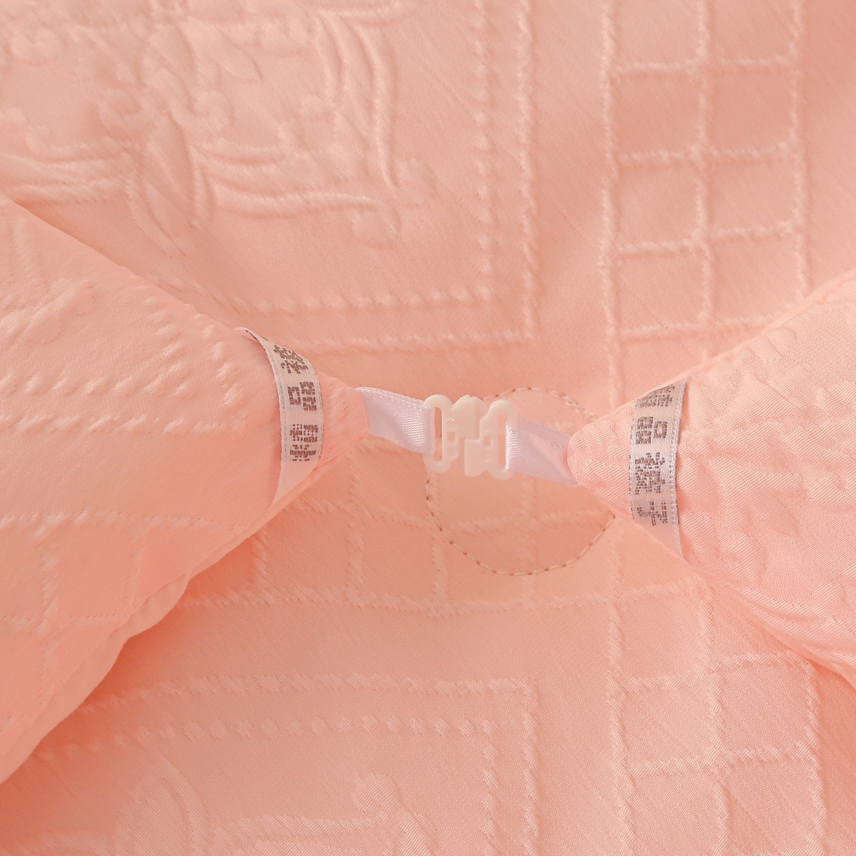 91家纺网 家纺一手货源 找家纺 首爱家纺 2025新款A类针织提花进口羊毛子母被被子被芯 针织提花-粉色