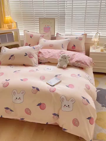 91家纺网 家纺一手货源 找家纺 （总）简冠家纺 2025新款植物羊绒磨毛四件套