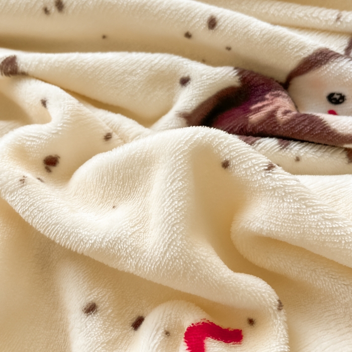 91家纺网 家纺一手货源 找家纺 爱彼家纺 2025新款高克重牛奶绒卡通床笠单床笠单件 拉布布