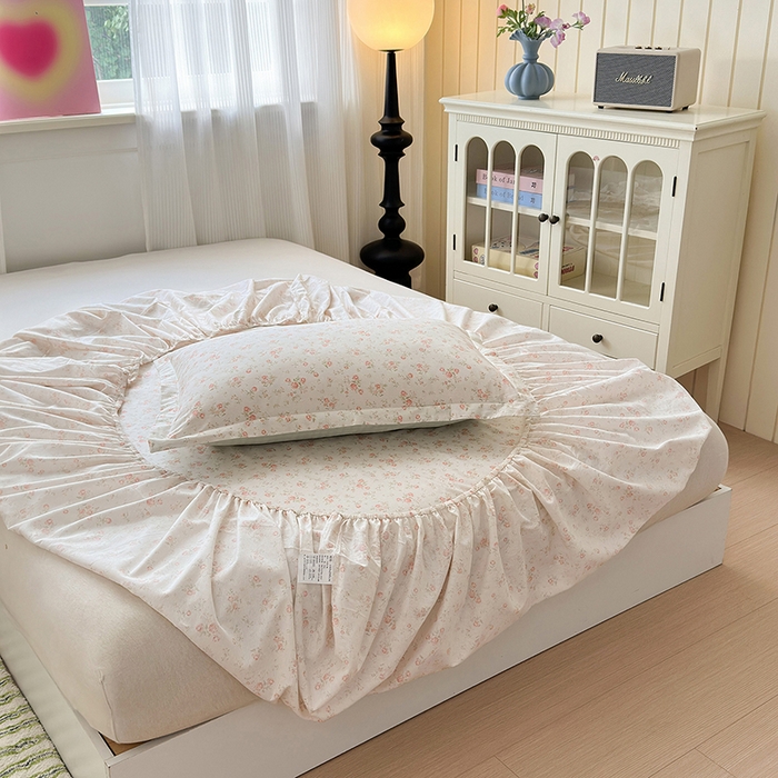 91家纺网 家纺一手货源 找家纺 拾物记 2025新款A类12868全棉纯棉单床笠床笠单件-提供买家秀和质检报告 幽兰时光-米