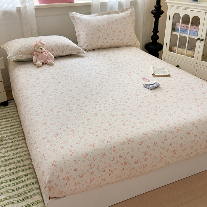 91家纺网 家纺一手货源 找家纺 拾物记 2025新款A类12868全棉纯棉单床笠床笠单件-提供买家秀和质检报告 幽兰时光-米