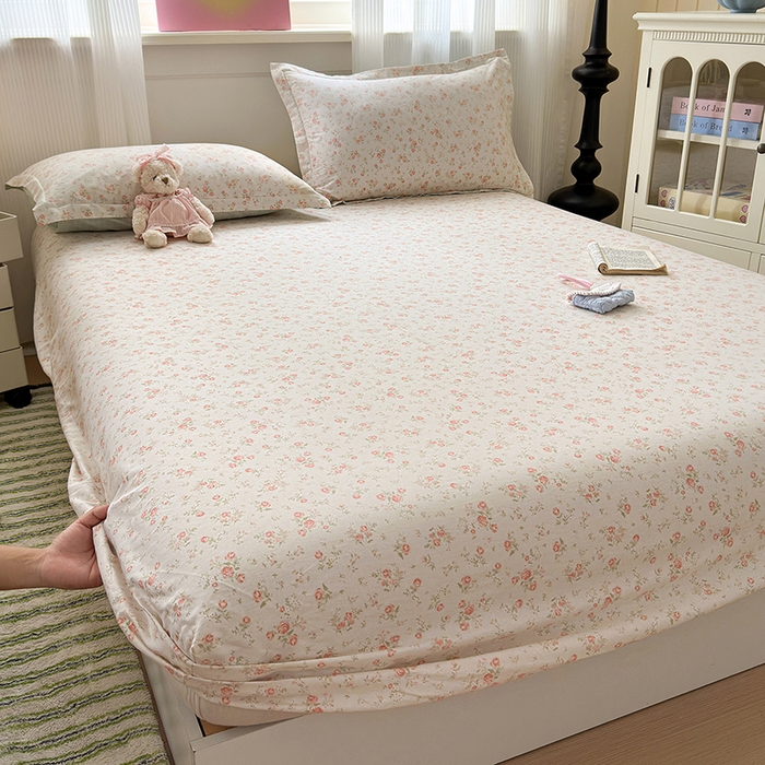 91家纺网 家纺一手货源 找家纺 拾物记 2025新款A类12868全棉纯棉单床笠床笠单件-提供买家秀和质检报告 幽兰时光-米