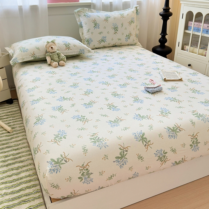 91家纺网 家纺一手货源 找家纺 拾物记 2025新款A类12868全棉纯棉单床笠床笠单件-提供买家秀和质检报告 余香