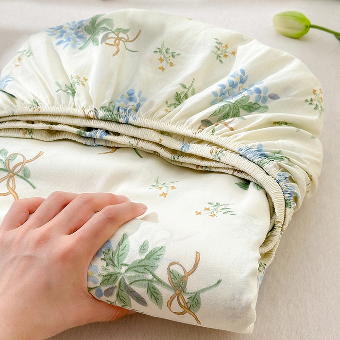 91家纺网 家纺一手货源 找家纺 拾物记 2025新款A类12868全棉纯棉单床笠床笠单件-提供买家秀和质检报告 余香