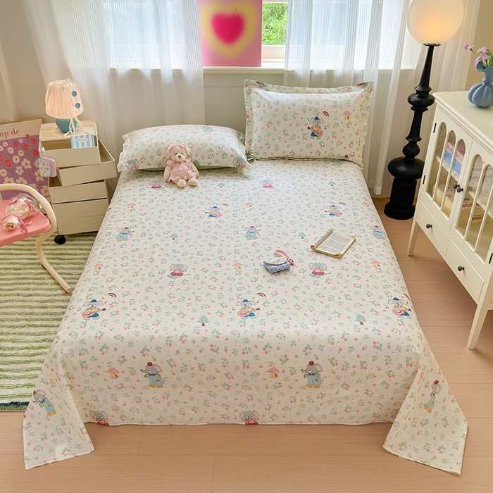 91家纺网 家纺一手货源 找家纺 （总）拾物记 2025新款A类12868新疆全棉纯棉单床单床单单件-提供买家秀和质检报告