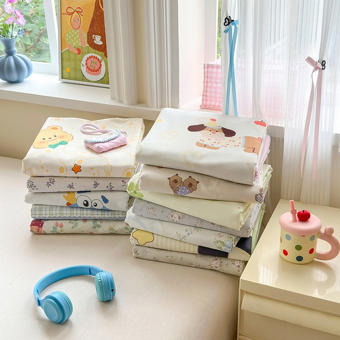 91家纺网 家纺一手货源 找家纺 （总）拾物记 2025新款A类12868新疆全棉纯棉单床单床单单件-提供买家秀和质检报告