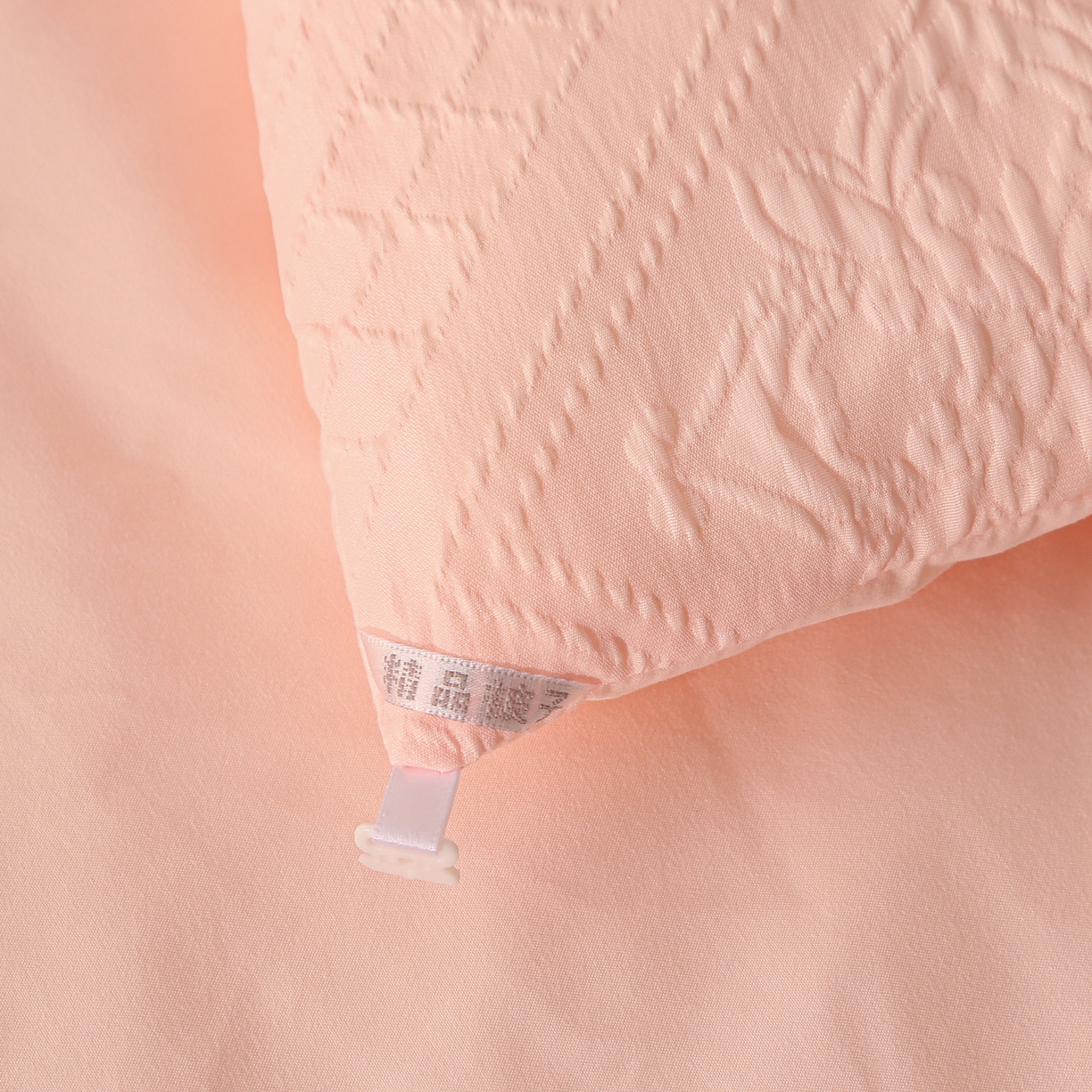 91家纺网 家纺一手货源 找家纺 金泰莱 2025新款A类针织提花进口羊毛子母被被子被芯 针织提花-粉色