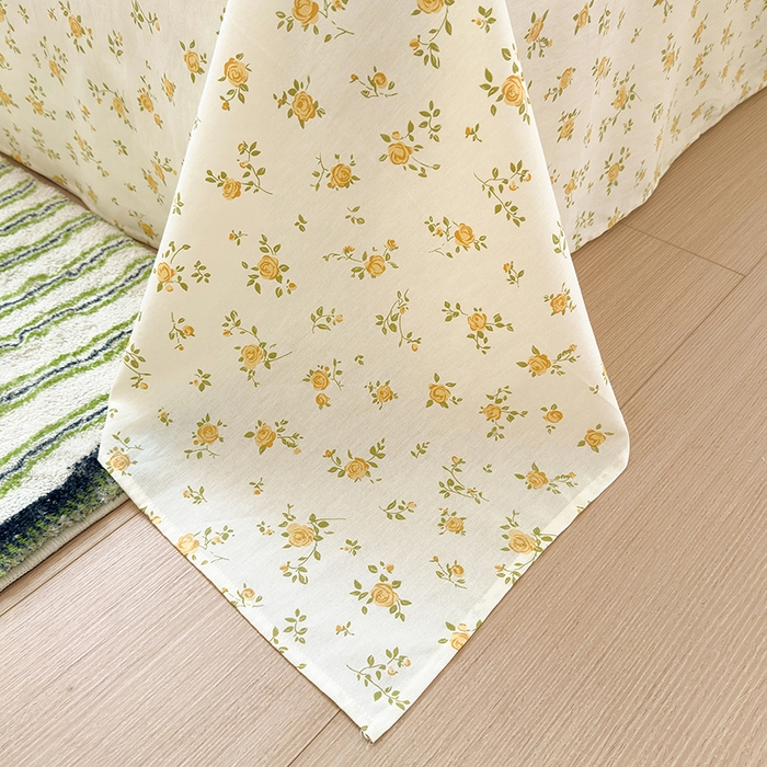 91家纺网 家纺一手货源 找家纺 拾物记 2025新款A类12868全棉纯棉单床单床单单件-提供买家秀和质检报告 故事小黄花