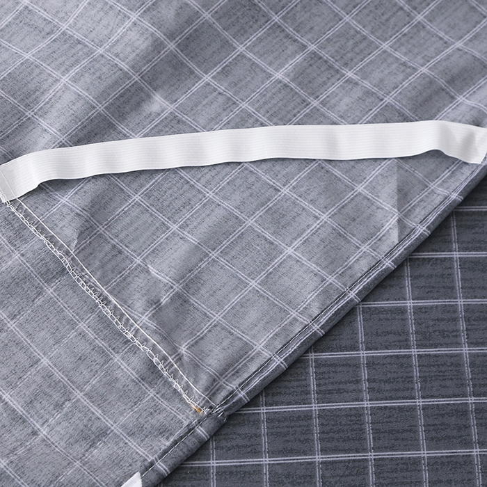 91家纺网 家纺一手货源 找家纺 笠裙家纺 2025新款A类水洗棉韩版S边花边印花床裙四件套 潮格