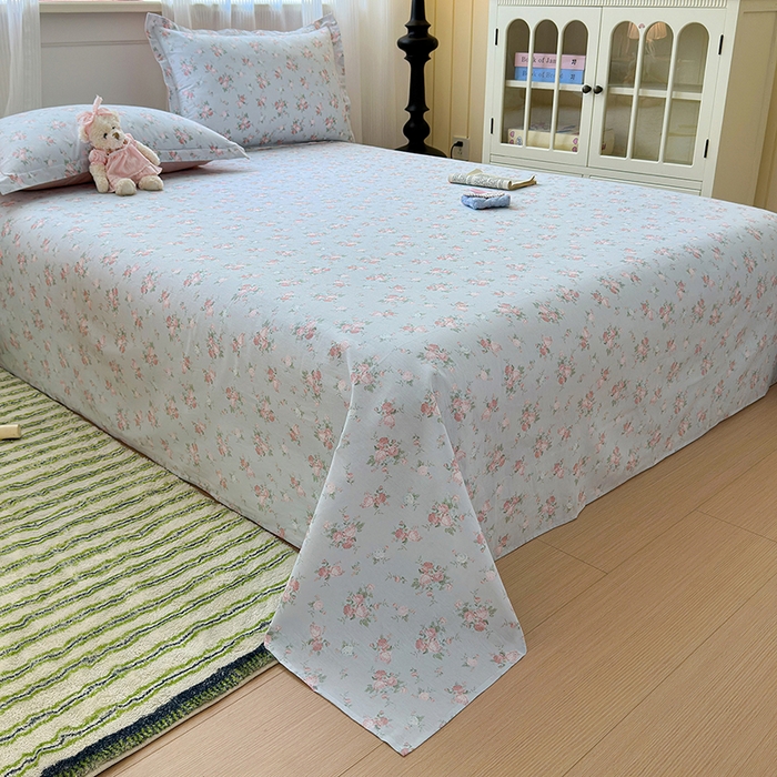 91家纺网 家纺一手货源 找家纺 拾物记 2025新款A类12868全棉纯棉单床单床单单件-提供买家秀和质检报告 泠羽花园