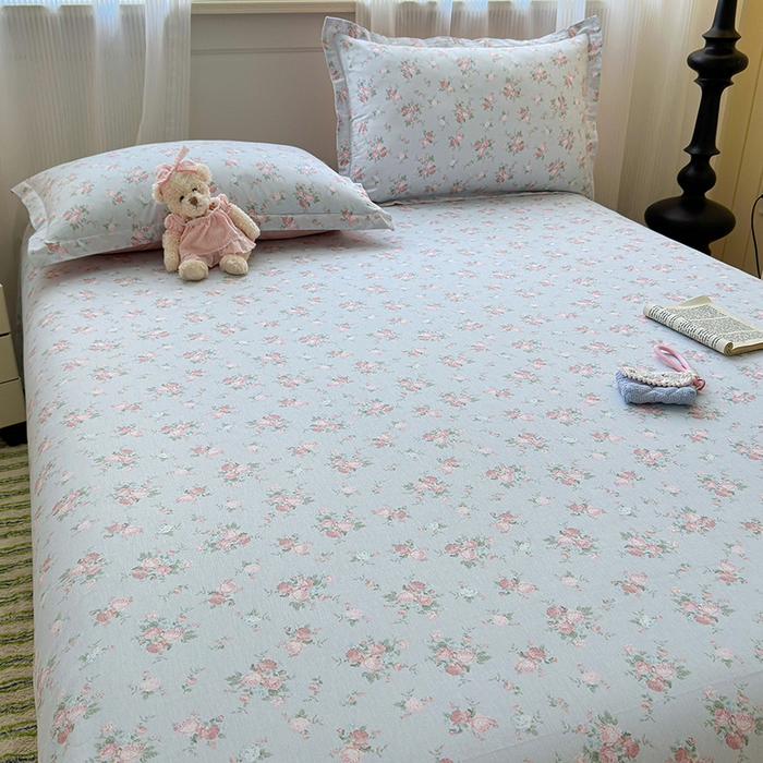 91家纺网 家纺一手货源 找家纺 拾物记 2025新款A类12868全棉纯棉单床单床单单件-提供买家秀和质检报告 泠羽花园