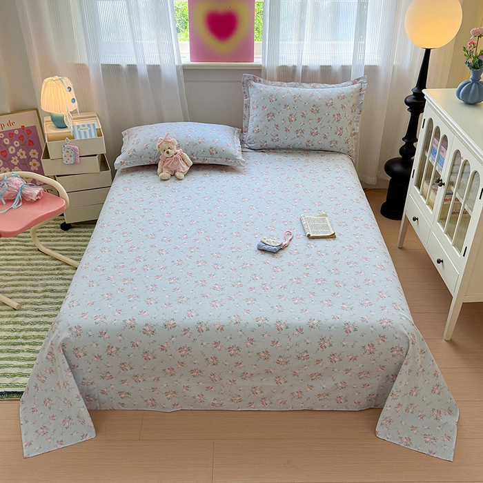 91家纺网 家纺一手货源 找家纺 拾物记 2025新款A类12868全棉纯棉单床单床单单件-提供买家秀和质检报告 泠羽花园