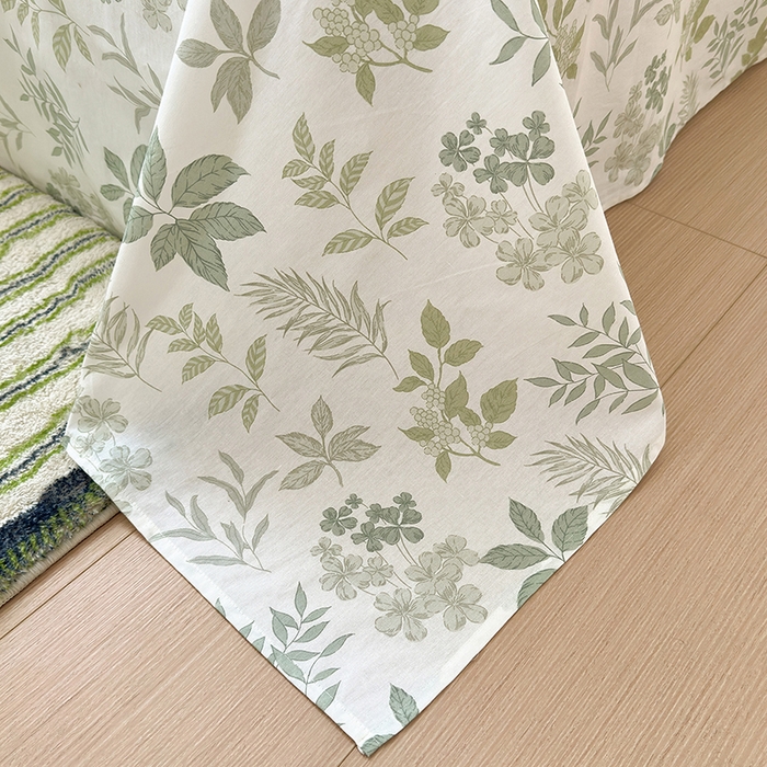 91家纺网 家纺一手货源 找家纺 拾物记 2025新款A类12868全棉纯棉单床单床单单件-提供买家秀和质检报告 洛克庄园-绿