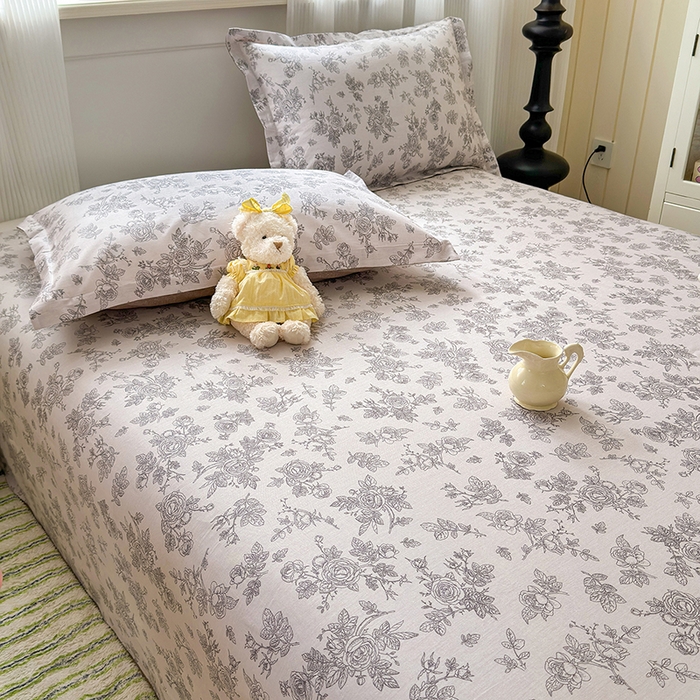 91家纺网 家纺一手货源 找家纺 拾物记 2025新款A类12868全棉纯棉单床单床单单件-提供买家秀和质检报告 摩菲