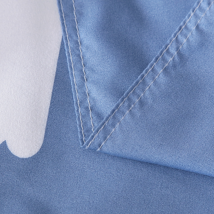 91家纺网 家纺一手货源 找家纺 笠裙家纺 2025新款A类水洗棉韩版S边花边印花床裙四件套 漫步云端