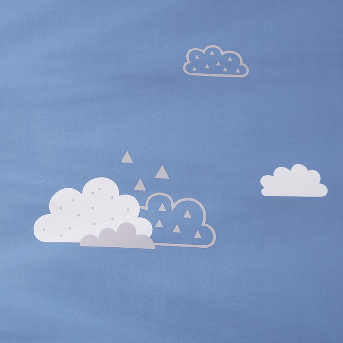 91家纺网 家纺一手货源 找家纺 笠裙家纺 2025新款A类水洗棉韩版S边花边印花床裙四件套 漫步云端