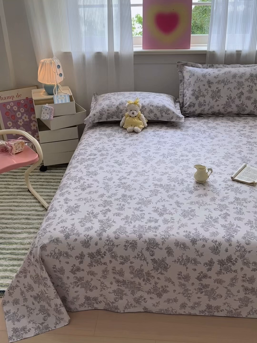 91家纺网 家纺一手货源 找家纺 拾物记 2025新款A类12868全棉纯棉单床单床单单件-提供买家秀和质检报告 摩菲