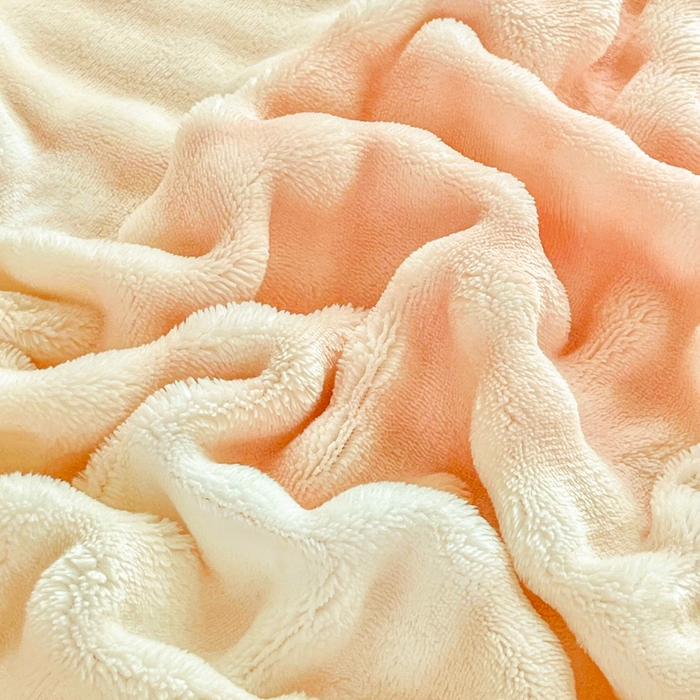 91家纺网 家纺一手货源 找家纺 梦纤绒 2025新款保暖舒适亲肤泡泡绒四件套 鸡心粉